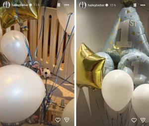 Hailey Bieber Shares Adorable Photos Celebrating Son Jack Blues' First Birthday