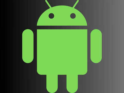 Android phone with security warning