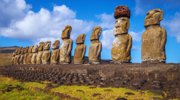 The mysterious Moai statues of Easter Island
