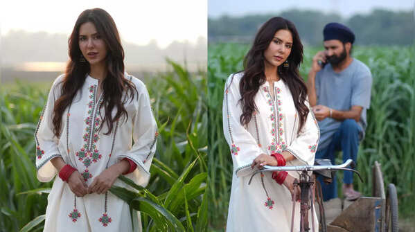Sonam Bajwa showcasing perfect ethnic fashion
