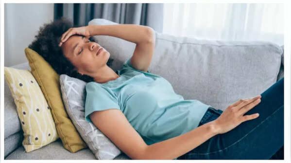 A person collapsing, a sign of cardiac arrest.