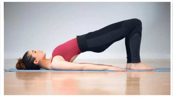 Setu Bandhasana pose for chest opening
