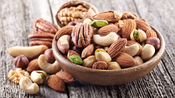 Assortment of healthy nuts