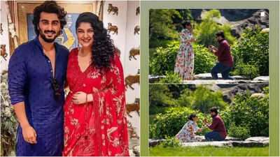 Anshula Kapoor shows off her engagement ring in Central Park