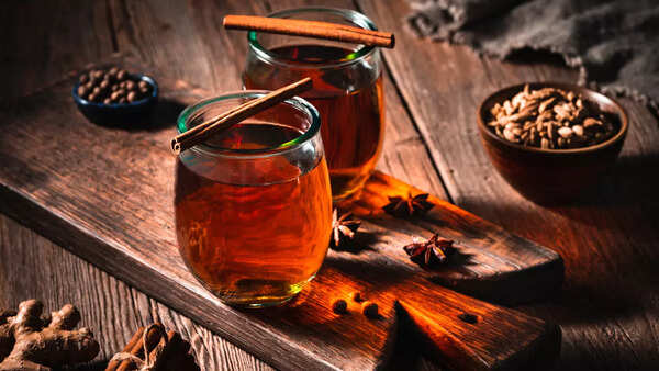 Aromatic and comforting cinnamon tea