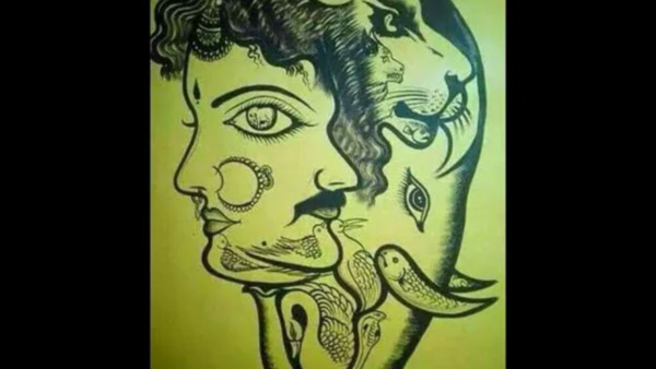 Hidden animals in an optical illusion