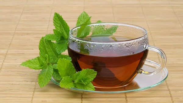 Enjoy the soothing effects of peppermint tea
